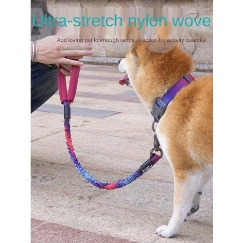 Dog chain Dog leash designer Large medium small dog chest harness fashion Teddy golden retriever dog leash and collar set