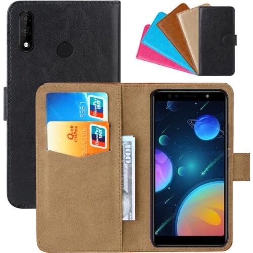 Luxury Wallet Case For Itel A47 PU Leather Retro Flip Cover Magnetic Fashion Cases Strap