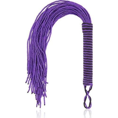 Adult Games Purple Knitting Weave Flirt Spanking Sexy Paddle Fetish BDSM Whip Bondage Flogger Erotic Toys Sex Toys for Couples