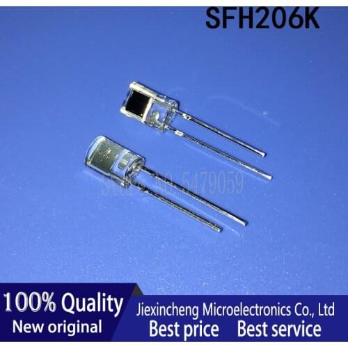 10PCS SFH206K SFH206 DIP2 SENSOR PHOTODIODE 850NM original
