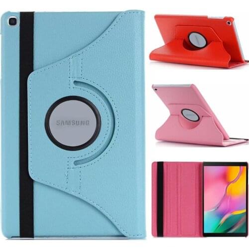 360 Rotating Case for Samsung Galaxy Tab A 10.1 2019 T510 T515 Stand Holder PU Leather Tablet Cover for SM-T510 t515 10.1Inch