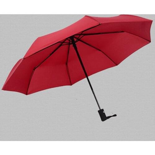 Business 3 folding Automatic umbrella foldable men women Sunny umbrella Parasol wholesale sombrillas para lluvia y sol