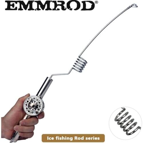 EMMROD Ice Fishing Rod SFZ Series Portable ice fishing rod Mini fishing rod Boat/Raft Rod Telescopic Fishing Rod SpinCasting Rod
