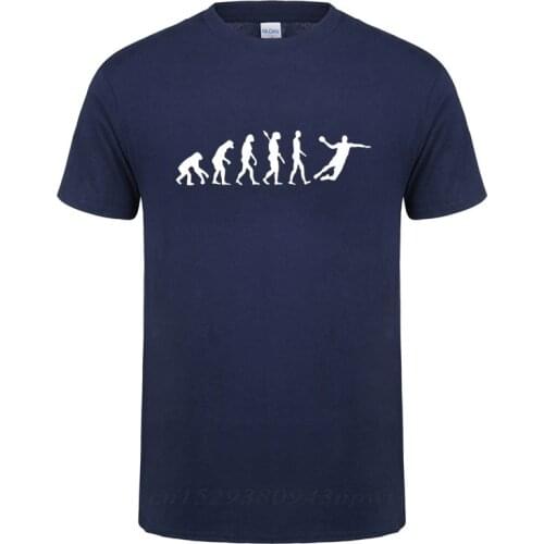 Evolution Handball T-Shirt Funny Birthday Gift For Men Boyfriend Faddish Vaporwave Short Sleeve O Neck Cotton T Shirt Tshirt