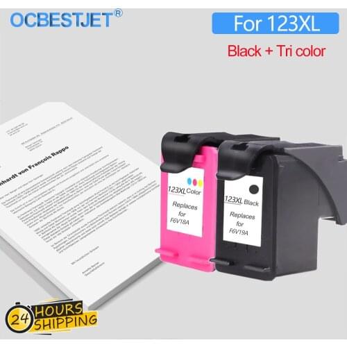 123 Ink Cartridge For HP123 HP 123XL 123 XL DeskJet 1110 1111 1112 2130 2132 2134 Officejet 3830 3831 3832 3834 Inkjet Printer
