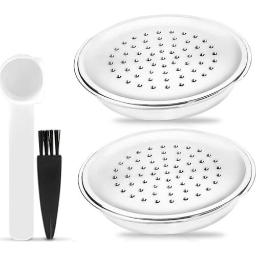 Stainless Steel Coffee Capsule Caps for Senseo Coffee Machine Rechargeable Coffee Filter Tools Coffeeware