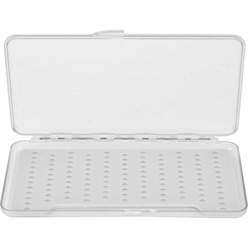 Fishing Lure Box Ultrathin Thickness Fly Lure Container Silicone Transparent Bait Storage Case Magnetic Fishing Accessory Tool