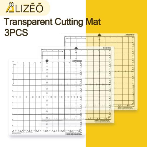 5 Pcs Cutting Mat for Silhouette Cameo 3/2/1 [Standard-grip,12x12 Inch,1pack] Adhesive&Sticky Non-slip Flexible Gridded Cut Mats