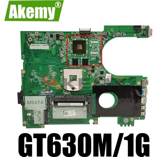High quality for Laptop motherboard 15R 5720 7720 CN-01040N 01040N 1040N PGA989 DDR3 DA0R09MB6H1 GT630M/1G 100% fully tested OK