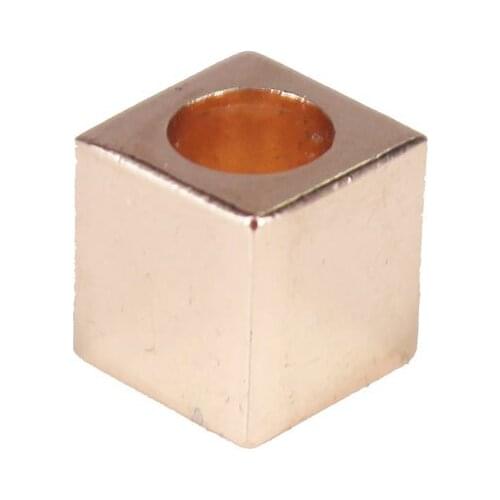 Metal Gold Tone Rivets String Cord Locks Stop End Caps Charm DIY Garment Sewing Accessories 100piece K87