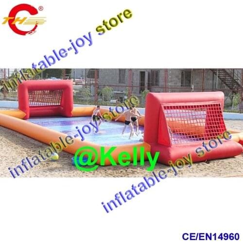 10x5m free air shipping inflatable soap football field, inflatable soapy soccer field for sale, inflatable water football pitch