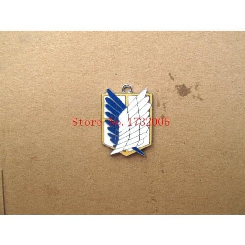 New 50 pcs Cartoon Attack on Titan Charm Pendants DIY Jewelry Making
