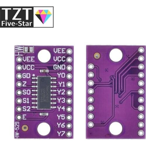 74HC4051 CD4051 single 8-channel digitally controlled electronic switch Multiplexers For Ardunio