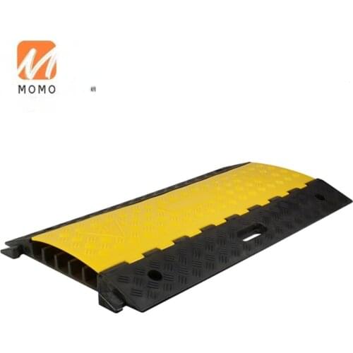 Rubber cable protector road humps with cable wire cover