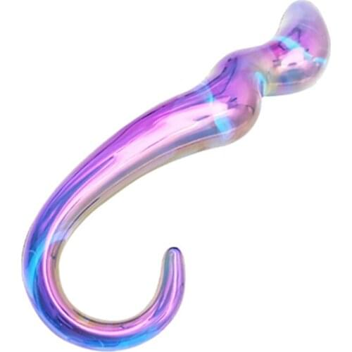 Crystal Glass Dildo G Spot Massage Wand Female Masturbator Big Dildos For Women Anal Dildo Glass Penis Adult Sex Toys For Couple