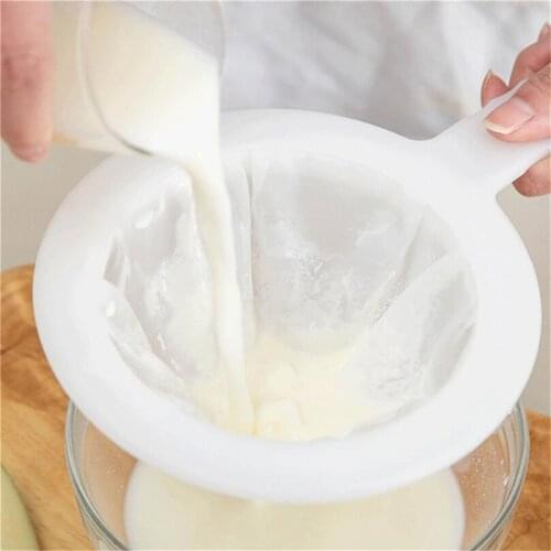 Super Fine Strainer Mesh Sieve Filter With Handle For Honey Juice Tea Soy Milk Coffee Filter Hand-Held Kitchen Filter Reusable