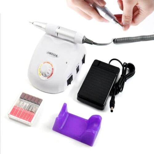 Nail Drills Electric Apparatus for Manicure Gel Cuticle Remover Milling Drill Bits EU Pedicure Machine Polishing Grinder Cutters