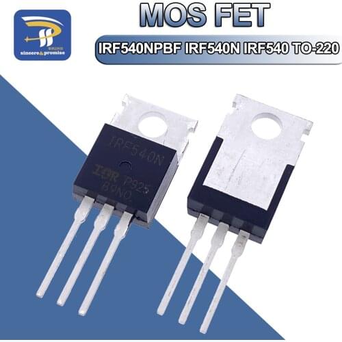 10PCS IRF510 IRF520 IRF530 IRF540 IRF630 IRF640 IRF730 IRF740 IRF830 IRF840 Transistor FET MOS TO-220 TO220 IRF3205 IRF540N