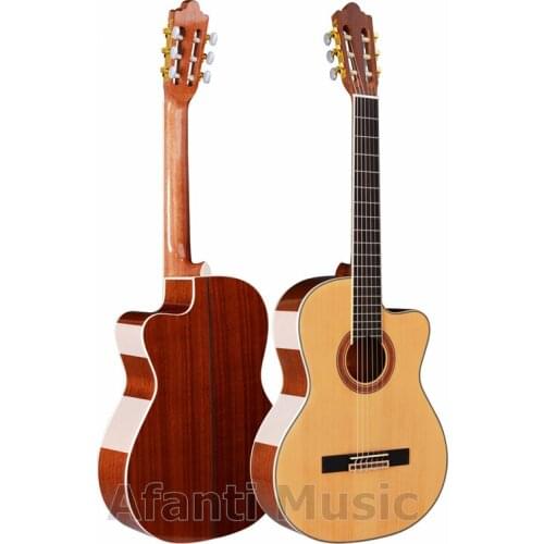39 inch Spruce top / Sapele Back & Sides / classical guitar of Afanti Music (WY-080)