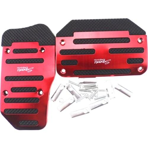 Aluminum alloy car anti-skid pedal accessories for Skoda Octavia Fabia Rapid Superb Yeti Roomster