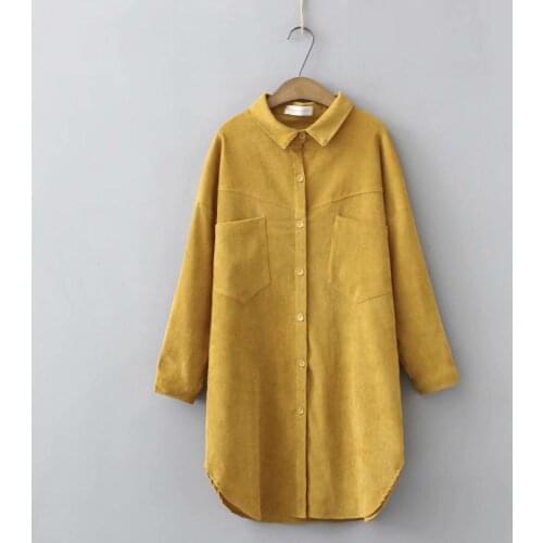 DakunhuiLC Women's Corduroy Shirts