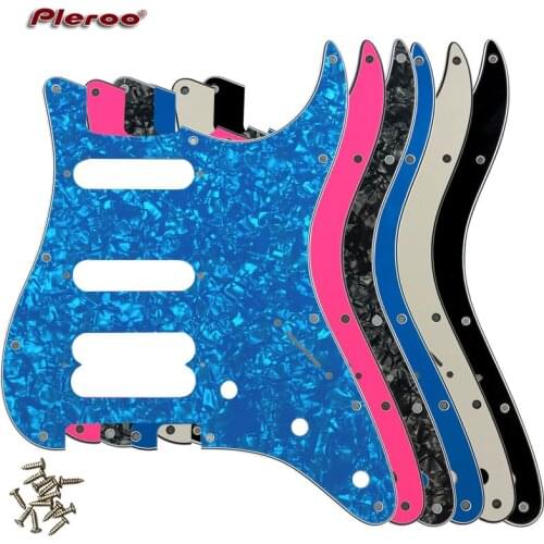 Pleroo Guitar Parts - For US FD 11 Screw Hole Standard Start Player Humbucker Hss Guitar pickguard Scratch Plate