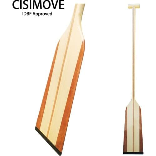 CISIMOVE IDBF approved classic wooden dragon boat paddle with T handle