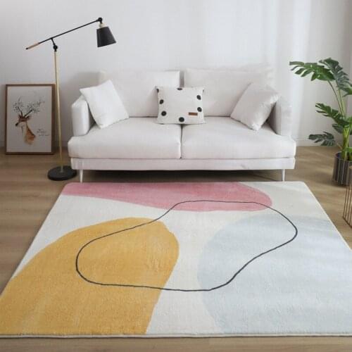 Nordic Faux Cashmere Carpets For Living Room Home Bedroom Carpet Sofa Coffee Table Rug Soft Kids Tatami Floor Mat Study Area Rug