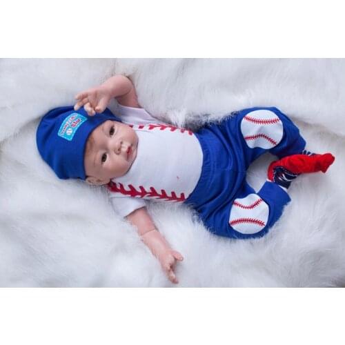 55cm lifelike silicone reborn baby soft body doll boy alive born mini dolls for girls toy 22 hot-selling otarddolls awesome toys