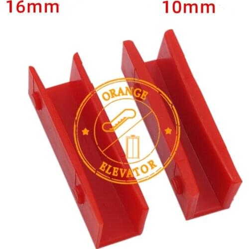 Elevator Guide Shoe Insert L100mm Groove Width 10mm & 16mm