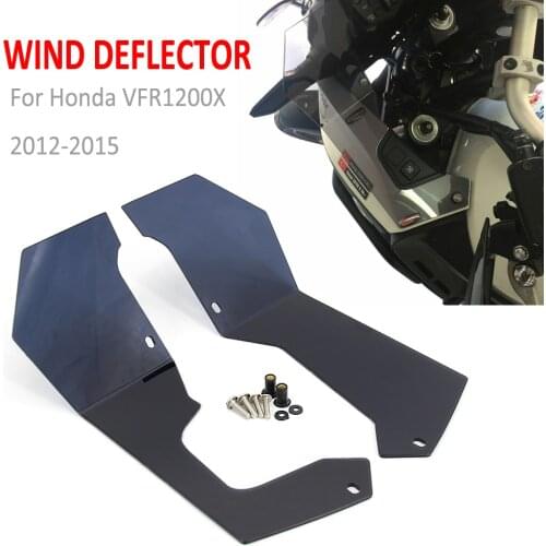 NEW Motorcycle Accessories FOR Honda VFR1200X Crosstourer VFR 1200 X Side Windshield Windscreen Wind Deflector 2012-2015 2014 13