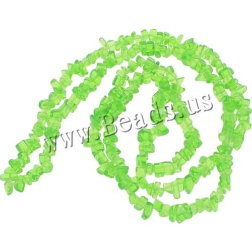 Semi-precious Green Quartz Beads DIY Jewelry Findings Beads 5-8mm Freeform Shape Stone Gem stone Chip Loose Beads 260PCs/Strand