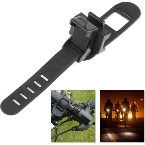 360 Swivel Bicycle Bike Front Flashlight Torch Mount Head Light Holder Clip Torch Holder Grip Clip Bicycle Accessories