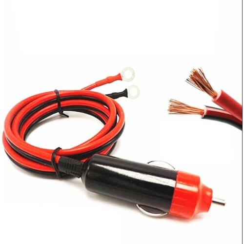 Cigarette lighter plug 12V/24V turn 220v inverter cable wire adapter Car Accessory Male Cigarette Lighter Converter Plug