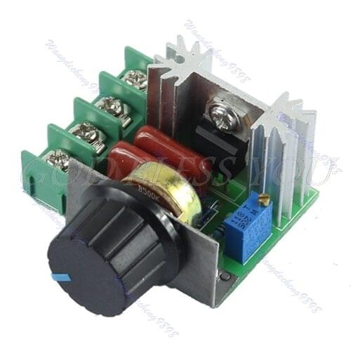 AC 220V 2000W SCR Voltage Regulator Dimming Speed Controller Thermostat Dimmers Dropshipping