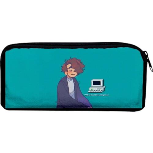 Soot Merch Oxford Cloth Pencil Case Office Student Pencilcase Cute Canvas Pencil Bag School Supplies Pen Box