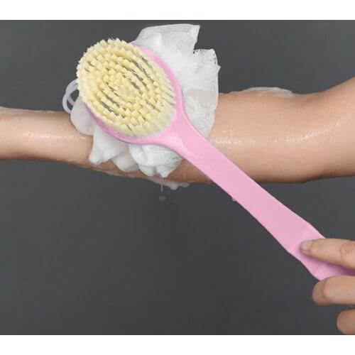 Long Handle Back Brush Body Scrubber Bath Shower Exfoliating Scrub Skin Massages Cleaning Shower Bathing Brush Tool