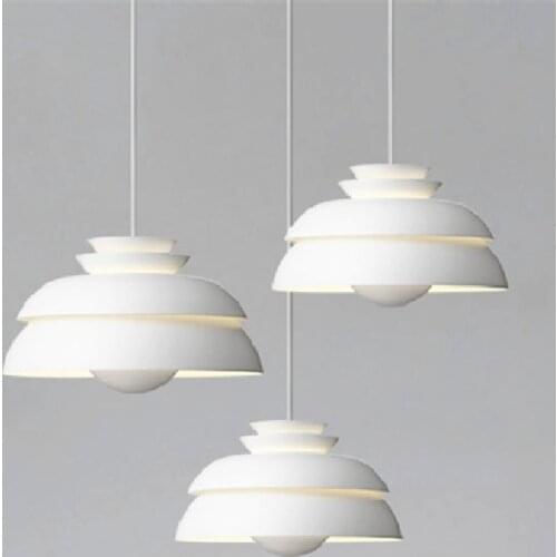 Nordic Pendant Lamp Bedroom Dining Room Study Room Living Room Corridor Kitchen Hanging Lamp White Simple Home Pendant Lights