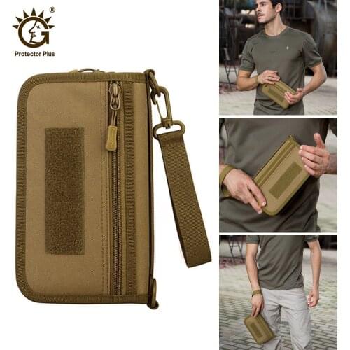 Folded Tactical Bag With Attachment Money Pouch Bag ID Card Case Credit Card Holder Organizer Hunting Bags for Phone Bag