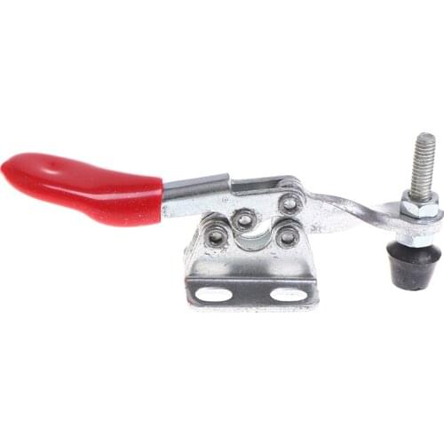 1pc GH-201A Horizontal Toggle Clamp Quick-Release Toggle Clamps Set 27KG Vertical Toggle Clamp Hand Clip Tool