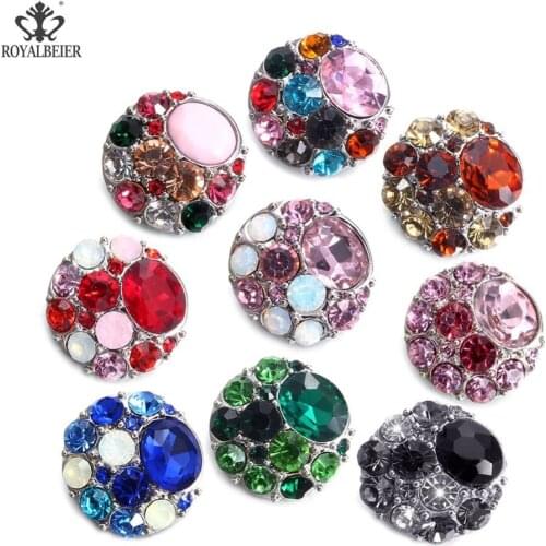 RoyalBeier 1Pcs Dog Snap Button Butterfly Snap Buttons Mixture High Grade For 18mm Snap Bracelet Snap Jewelry KZ0380f