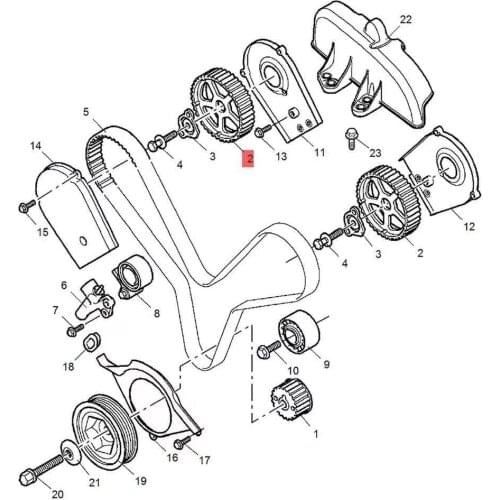 1pcs Camshaft FR timing pulley for Chinese SAIC ROEWE 750 2.5L V6 engine Auto car motor parts LHB90171B