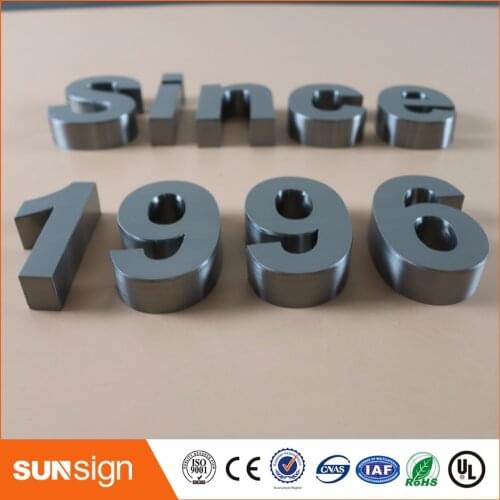 100% Manufacturer Competitive Price 3D Stainless Steel Letter Sign