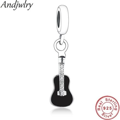 2019 New Violin Charms Beads Fit Original Charm Bracelets Silver 925 Beads Making DIY Jewelry Berloque Gift