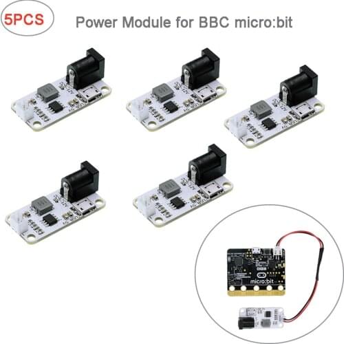 5pcs Power Supply Module Board 3.3V 2A for BBC micro:bit microbit Development Board, for Kids Education FZ3260