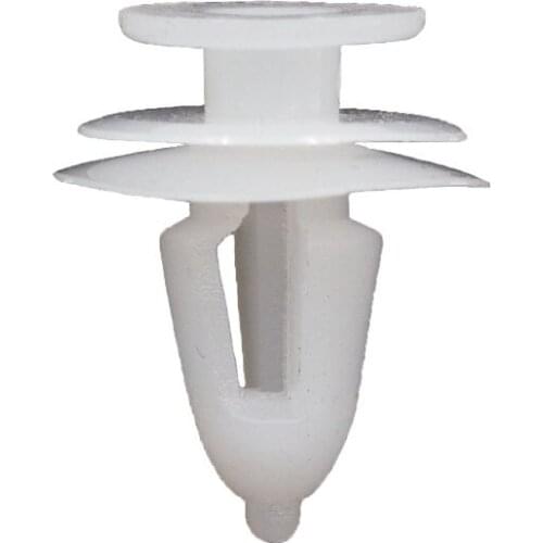 KE LI MI NO.3 POM White 8mm Hole Truck Car Door Trim Panel Retaining Clips Snap Fastener Rivet