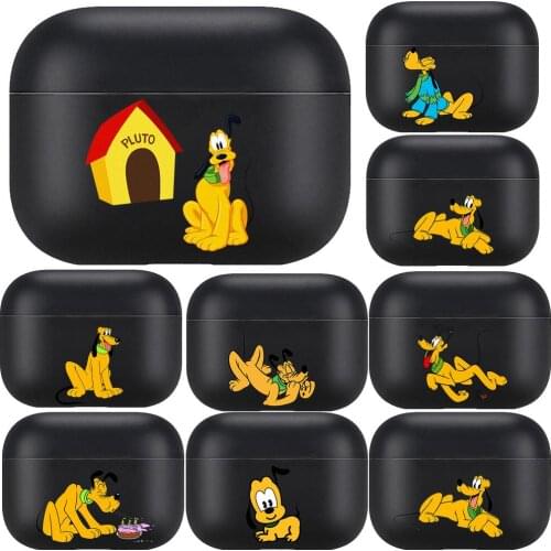 Pluto For Airpods pro 3 case Protective Bluetooth Wireless Earphone Cover for Air Pods airpod case air pod Cases black