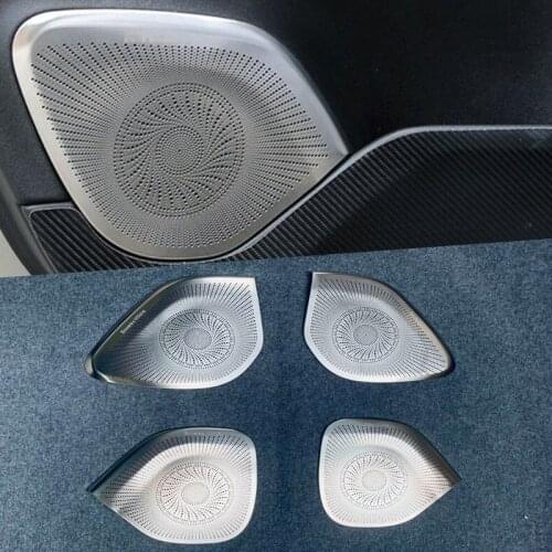 For Volvo XC90 Four-Door Speaker Box Door High And Low Sound Cover Interior Stickers 2015 2016 2017 2018 2019 2020