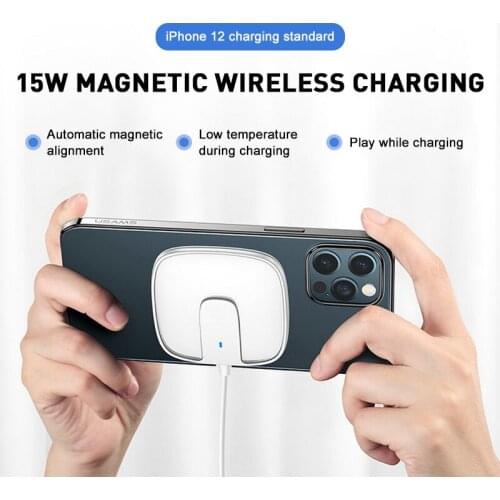 15W Magnetic Wireless Charger For iPhone12 Pro Max Mini Portable Wireless Charging Fast Mobile phone universal charger Bracket