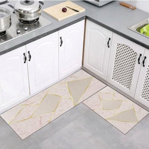 Irregular Polygon Entrance Doormats Home Washable Kitchen Carpet Living Room Sofa Coffee Table Area Rugs Non-Slip Long Bath Mats